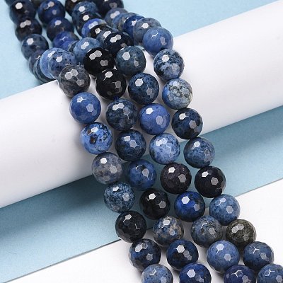 Natural Dumortierite Beads Strands G-E571-06B-1