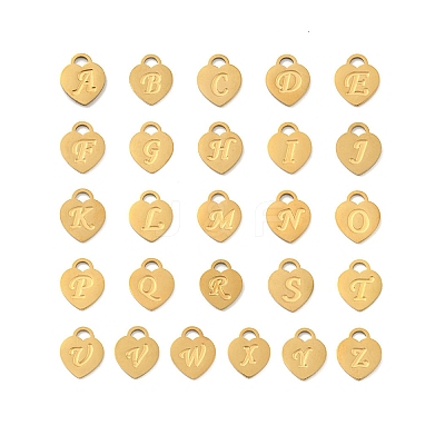 26Pcs Ion Plating(IP) 304 Stainless Steel Pendants FIND-M017-01G-1