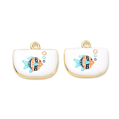 Printed Brass Pendants KK-CBAF9BC-06G-01-1