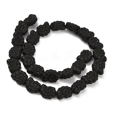 Natural Lava Rock Beads Strands G-G347-01D-1