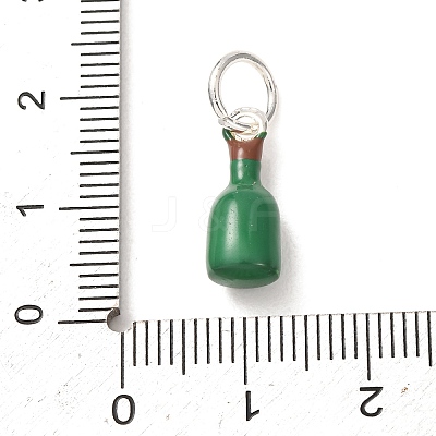 Brass Enamel Pendants KK-CBA260B-01P-1