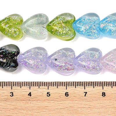 Handmade Foil Glass Beads DICH-C001-01J-1