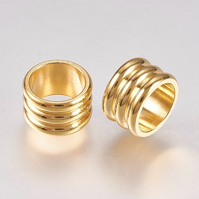 201 Stainless Steel Beads X-STAS-G173-01G-B-1
