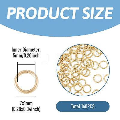 20g Brass Open Jump Rings FIND-TA0010-69E-LG-1