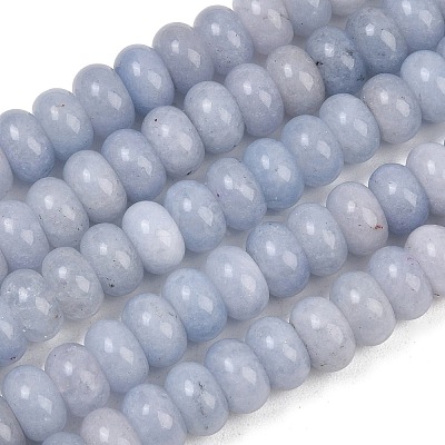 Dyed Natural White Jade Beads Strands G-G107-A37-01-1