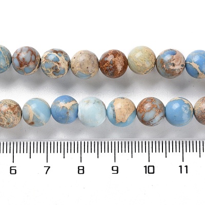 Dyed Natural Regalite/Imperial Jasper/Sea Sediment Jasper Beads Strands G-B124-C01-03-1
