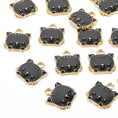 Eco-Friendly Zinc Alloy  Pendants ENAM-R051-01-01G-01-NR-1