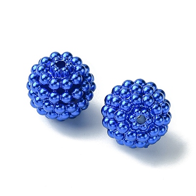 Imitation Pearl Acrylic Beads OACR-FS0001-45E-1