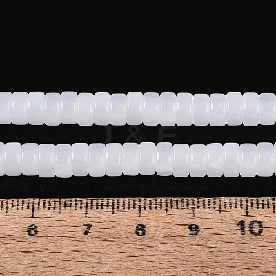 Imitation Jade Glass Beads Strands GLAA-N026-4x8mm-J01-1