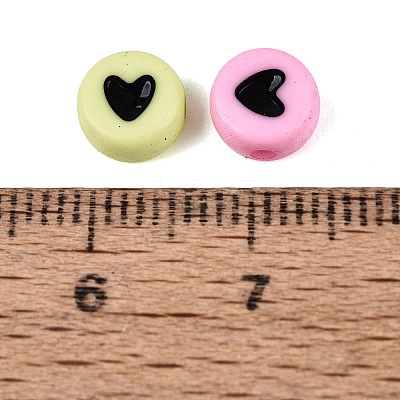 Opaque Acrylic Beads AC-N167-03-1