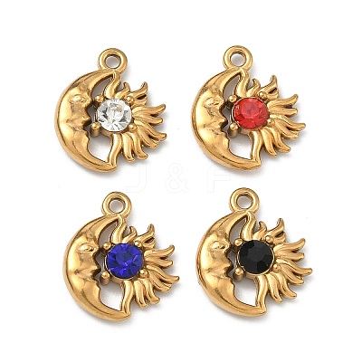 304 Stainless Steel Pendants STAS-F351-01G-1