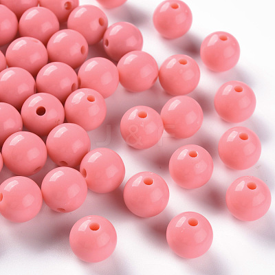 Opaque Acrylic Beads MACR-S370-C10mm-A04-1