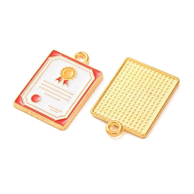 Graduation Season Alloy Pendants AL-B001-01G-B-1