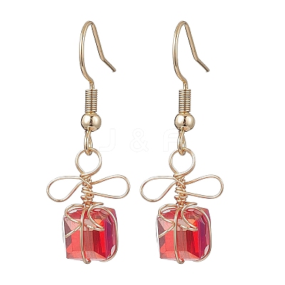 304 Stainless Steel Gift Dangle Earrings EJEW-JE06684-1