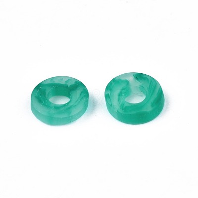 Handmade Polymer Clay Beads Strands CLAY-R089-6mm-166-1
