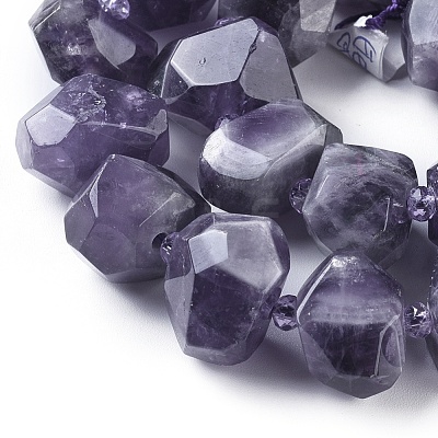 Natural Amethyst Beads Strands G-F653-10-1