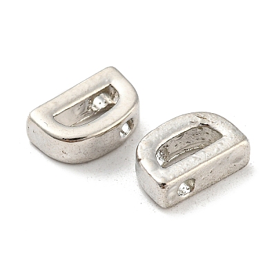 Platinum Plated Alloy Beads PALLOY-CJC0001-64P-D-1