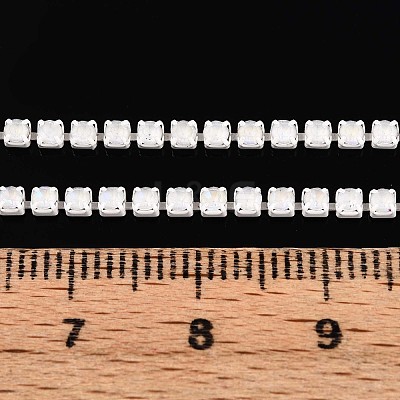 Iron Rhinestone Glass Cup Chain CH-U001-01K-1