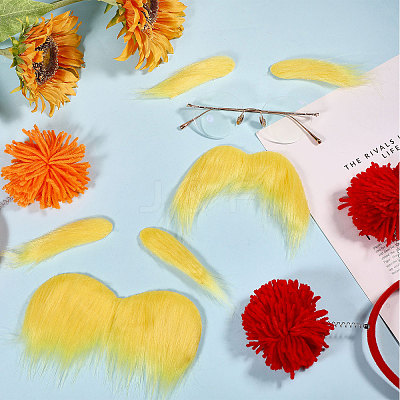 2Pcs 2 Colors Polyester Hair Bands AJEW-CA0004-94-1