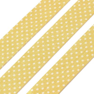 5M Cotton Linen Strar Printed Ribon OCOR-K008-01B-01-1