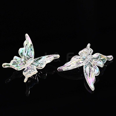Transparent Acrylic Beads OACR-N137-74A-1