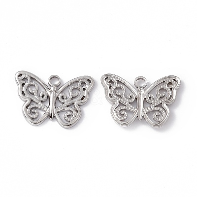Non-Tarnish 304 Stainless Steel Pendants STAS-K242-04P-1