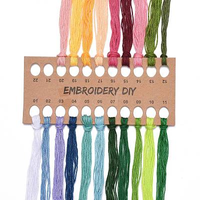 DIY Bouquet Pattern Embroidery Kit DIY-O021-16-1
