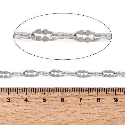 304 Stainless Steel Dapped Chains CHS-P029-02C-P-1