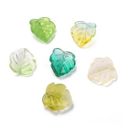 Transparent Glass Pendants GLAA-B004-02F-1