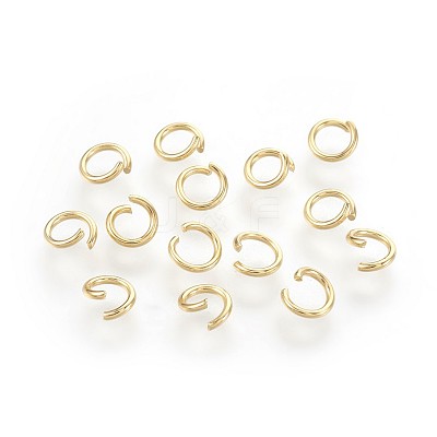 304 Stainless Steel Open Jump Rings STAS-P221-21B-G-1