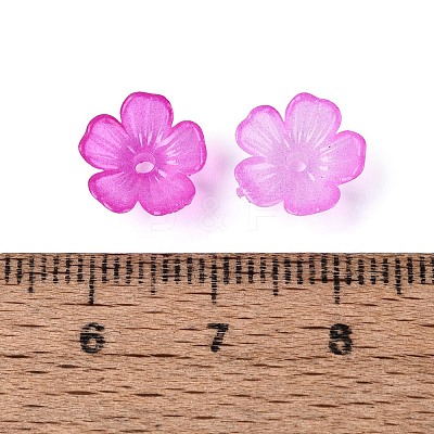 Transparent Plastic Bead Caps KY-Q005-02A-09-1