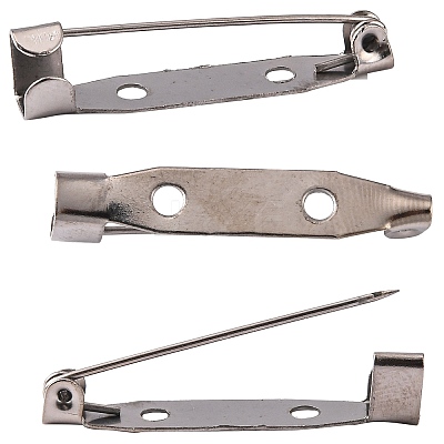 Iron Brooch Findings X-E021Y-B-1
