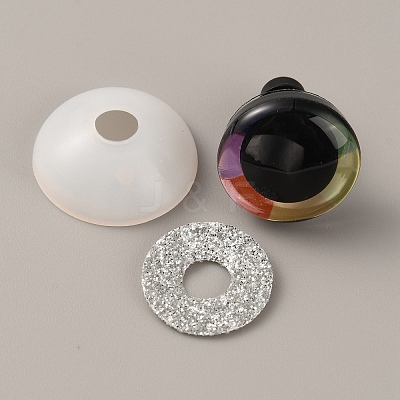 Plastic Doll Eyes DIY-WH0399-03E-1