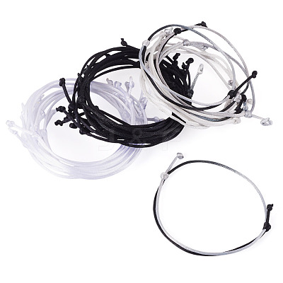 30Pcs 3 Colors Nylon Thread Bracelets Making BJEW-TAC0069-1