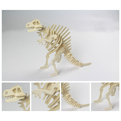 Wood Assembly Animal Toys for Boys and Girls WOCR-PW0001-120B-1