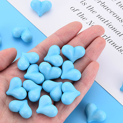 Opaque Acrylic Beads X-MACR-S373-70-A04-1