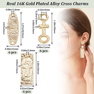 DIY Cross Jewelry Making Finding Kit DIY-CN0002-70-1