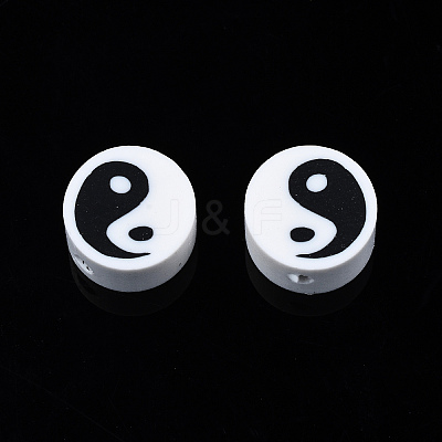 Handmade Polymer Clay Beads X-CLAY-T016-65K-1