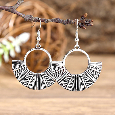 Zinc Alloy Dangle Earrings FS-WG945BB-02-1