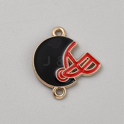 Zinc Alloy Enamel Sport Connector Charms FIND-CJC0437-009B-12-1