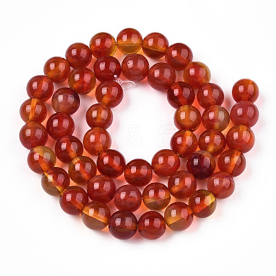 Glass Round Beads Strands GLAA-M044-01Q-1