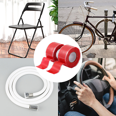 2 Rolls Waterproof Silicone Adhesive Tape FIND-GF0006-08B-1