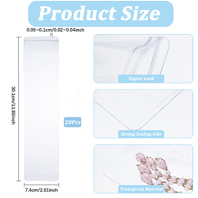 Transparent PVC Resealable Packaging Bags ABAG-SP0001-04C-1