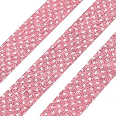 5M Cotton Linen Strar Printed Ribon LS-OCOR-K008-01B-04-1