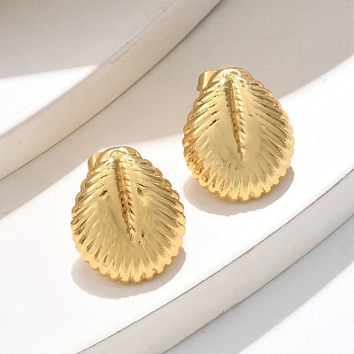 304 Stainless Steel Stud Earrings EJEW-U047-25G-1