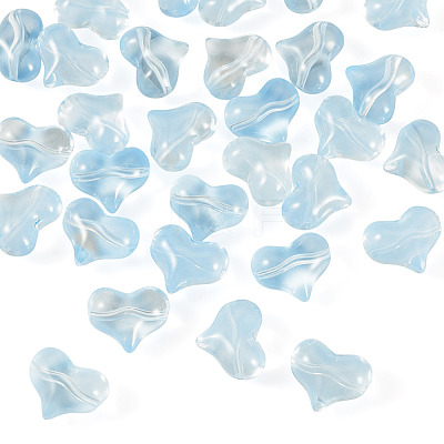 30Pcs Transparent Glass Beads GLAA-TADJ0001-02F-1