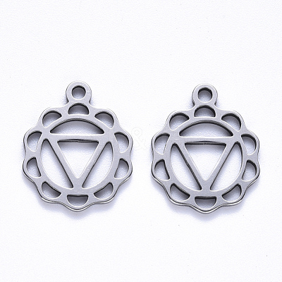 Non-Tarnish 304 Stainless Steel Pendants STAS-S113-007B-1