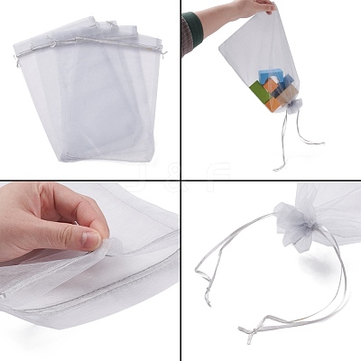Organza Gift Bags with Drawstring X-OP-R016-20x30cm-05-1