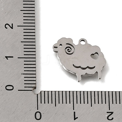 201 Stainless Steel Pendants SA-CBA5D64-09P-1