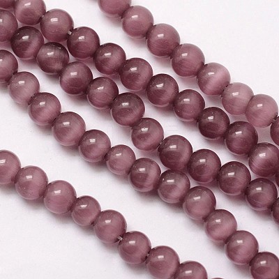 Cat Eye Beads Strands CE-M011-6mm-26A-1